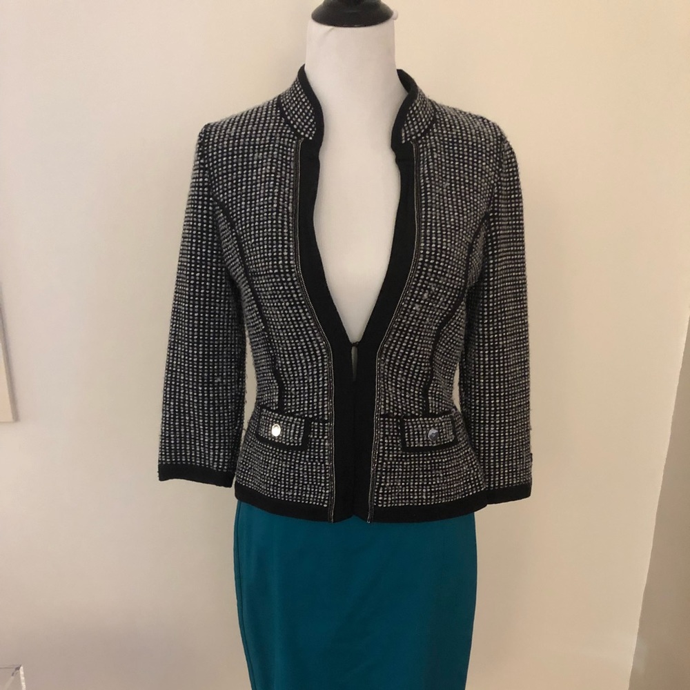 White House Black Market Exquisite Boucle Blazer
